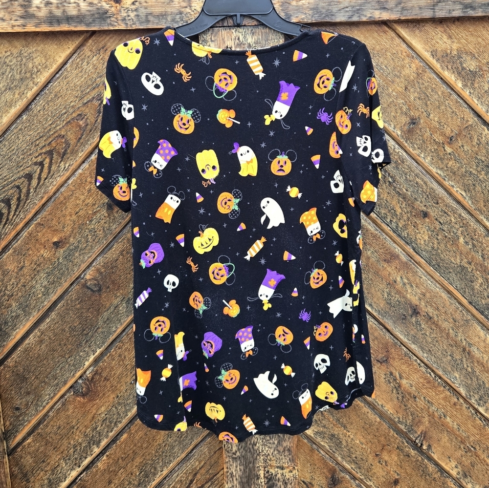Disney Parks Mickey & Friends Halloween Ghosts V-neck Tshirt - Picture 5 of 7